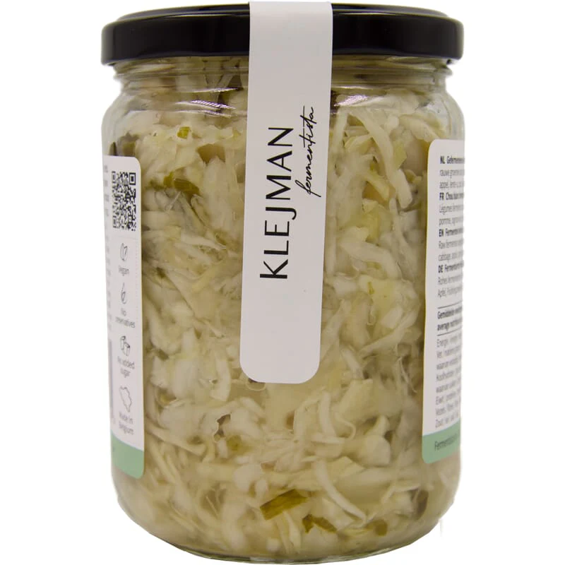 Weißes Kimchi mit Frühlingszwiebeln und Apfel - Image 2